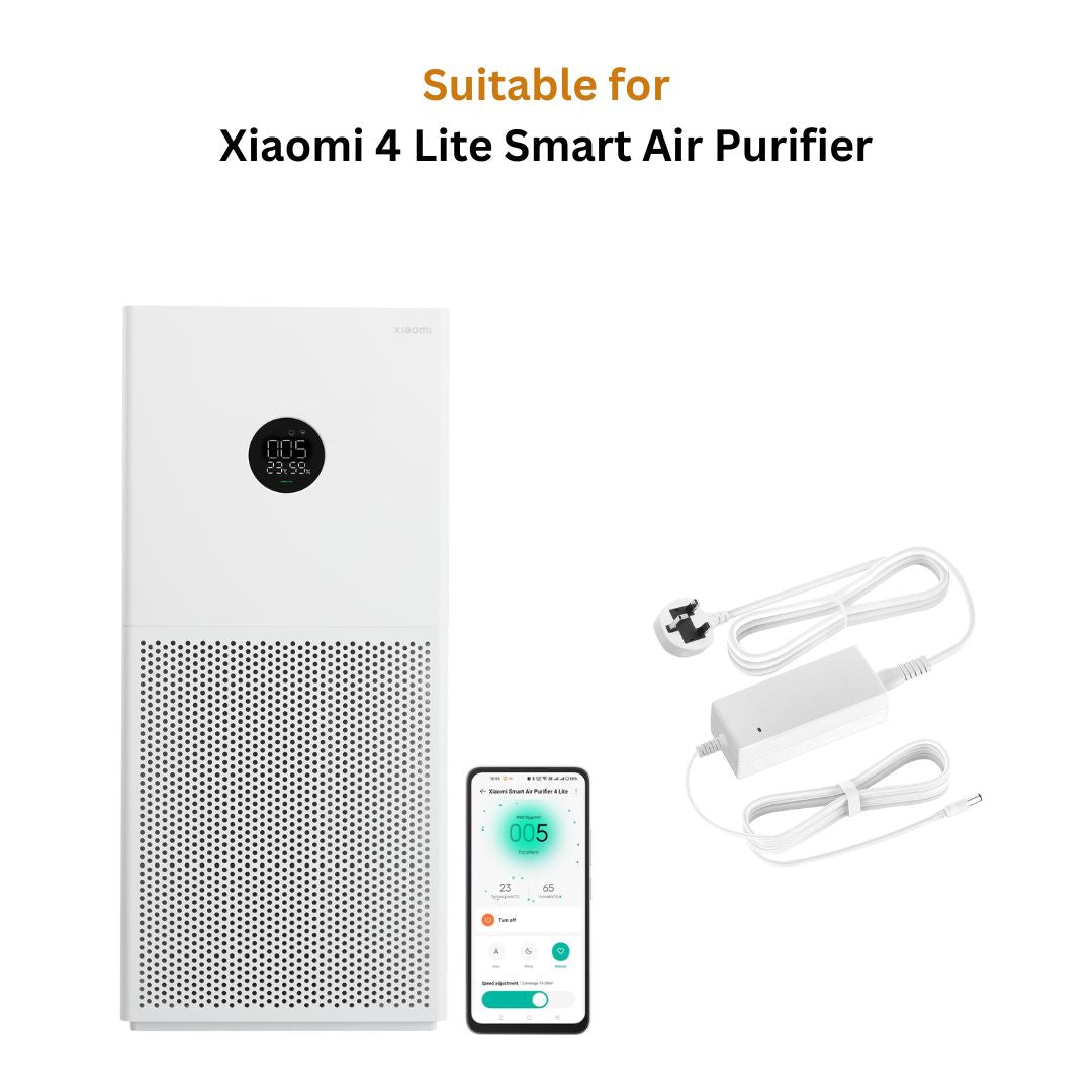 Hi-Lite Essentials 24V Power Adapter for Xiaomi 4 Lite Smart Air Purifier -  (With Indian Power cable)