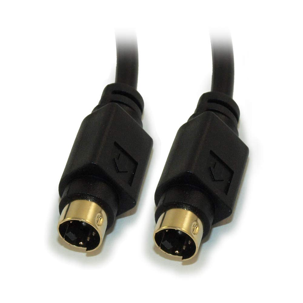 S-Video SVideo (SVHS) Gold Plated Cable 4 pin by for Home Theater, DSS receivers, Medical Monitors and devices- 10 Mtrs