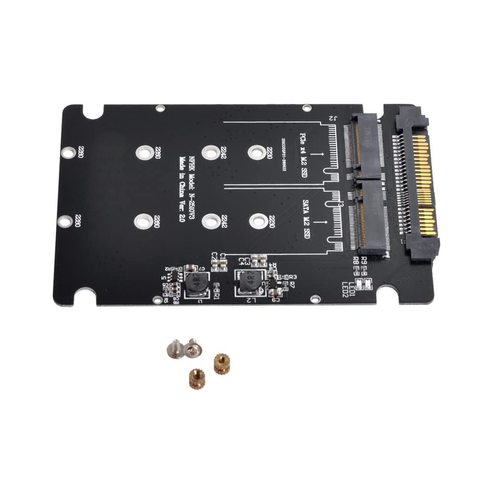 NVME U.2 to Combo NGFF M.2 M-Key SATA PCIe SSD Adapter for Mainboard Replace SSD 750 p3600 p3700