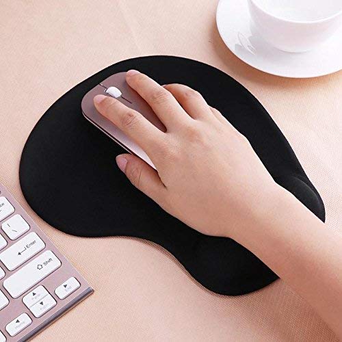 Hi-Lite Essentials Gel Mouse Pad, Ergonomic Mouse Pad with Gel Wrist Rest Support, Gaming Mouse Pad