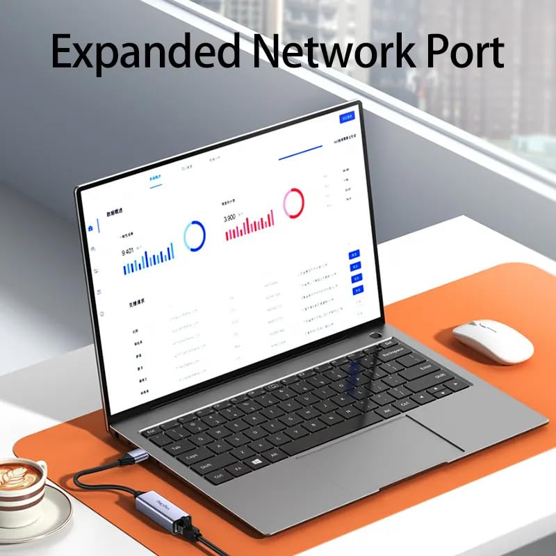 Kelingtone USB 3.0 to Gigabit Ethernet Adapter USB to RJ45 Lan Adapter 10/100/1000Mbps