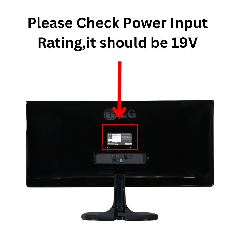 Hi-Lite Essentials 19V 3.42Amp Power Adapter Supply for Samsung LED TV - Centre Pin 6.4mm x 4.4mm