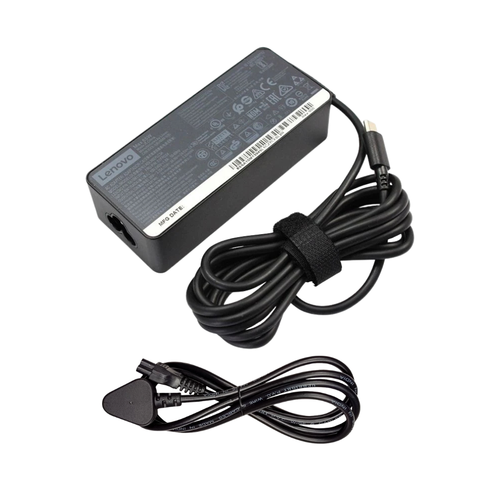 OEM Lenovo 65W Standard AC Adapter (USB Type-C)- Check Compatible models in  Description- With Power Cable