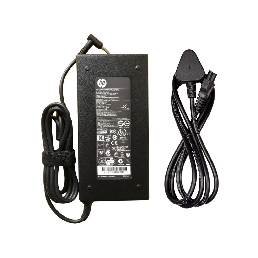 OEM HP 150W Smart AC Adapter with Blue Pin Power Cord  Included
