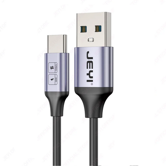 (5 MTRS) JEYI USB A to Type C Cable 60W Fast Charging 10Gbps Data Cord USB Charger for Samsung Xiaomi Mobile Phone, PTZ Camera  USB-C