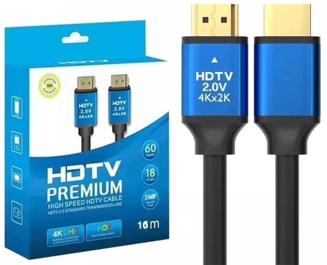 4K HDMI Cable with Ethernet ver2.0 60Hz Compatible with PS5, Xbox, Set Top Box, Laptop and Computer
