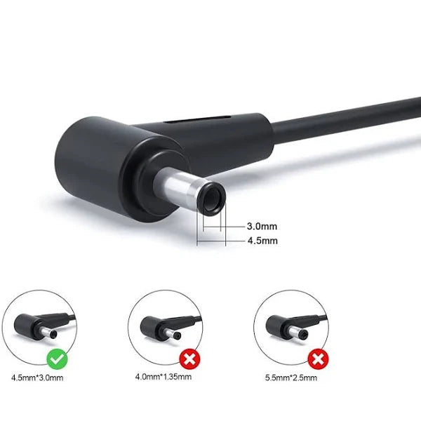 OEM Asus 45W 4.5mm 19V 2.37A AC Adapter Laptop Charger (Pin Size: 4.5 mm X 3.0 mm)- Power Cable Included