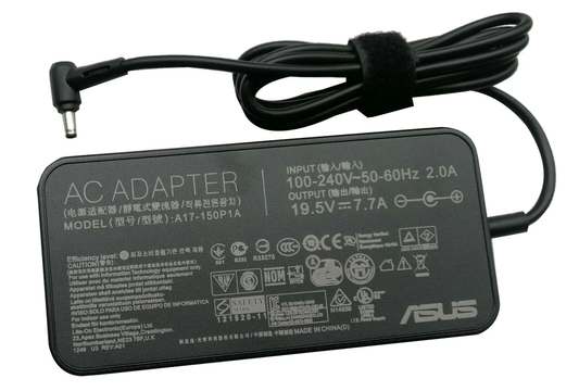 Asus 150W 20V 7.7A Laptop Charger Adapter AC Power Charger (Connector size:4.5*3.0mm) - Power Cable Included