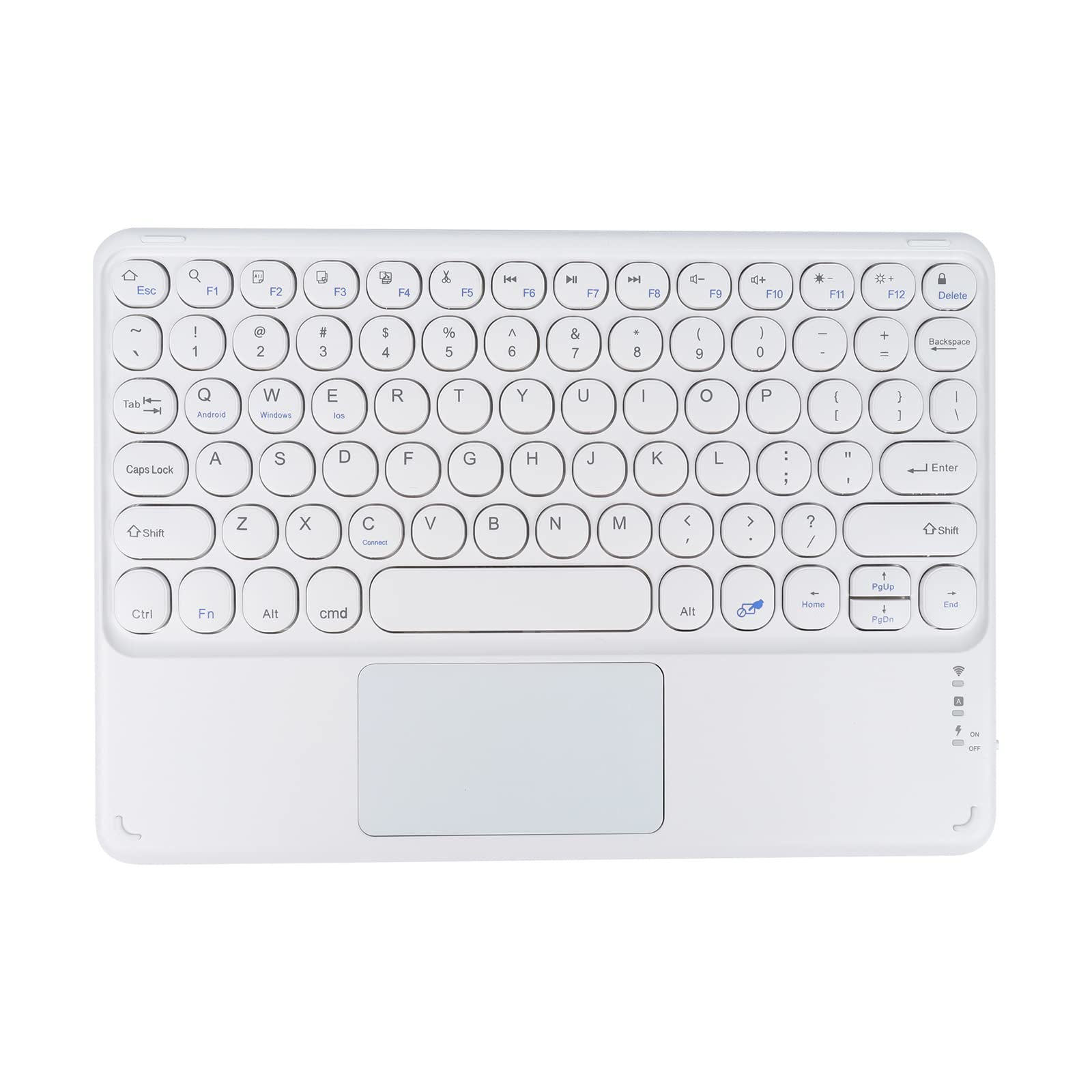Rechargeable Bluetooth Keyboard and Trackpad Ultra Slim for all Bluetooth  Enabled Mac/Tablet/iPad/PC/Laptop