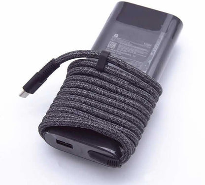 HP OEM 100W USB-C Charger Compatible for HP Spectre Fold 17 x360 16-aa0047nr Pavilion Plus 14 14-ew1010nr ZBook Firefly 14 16 G11 Envy 17-cw1087nr 17-cw1097nr TPN-LA31 N57041-001 N56858-0 (H/P 100W Type-C)