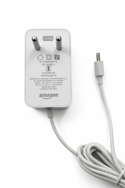 Original 15W 12V Power Adapter for Amazon Echo Dot 4th Gen and Echo Dot 3rd Gen and Echo Pop