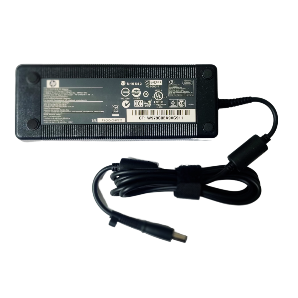 HP 120W 18.V 6.5A 7.4MM LAPTOP CHARGER
