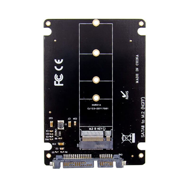 SATA 3.0 to M.2 B-Key, NGFF SSD Conversion, Card for Laptop