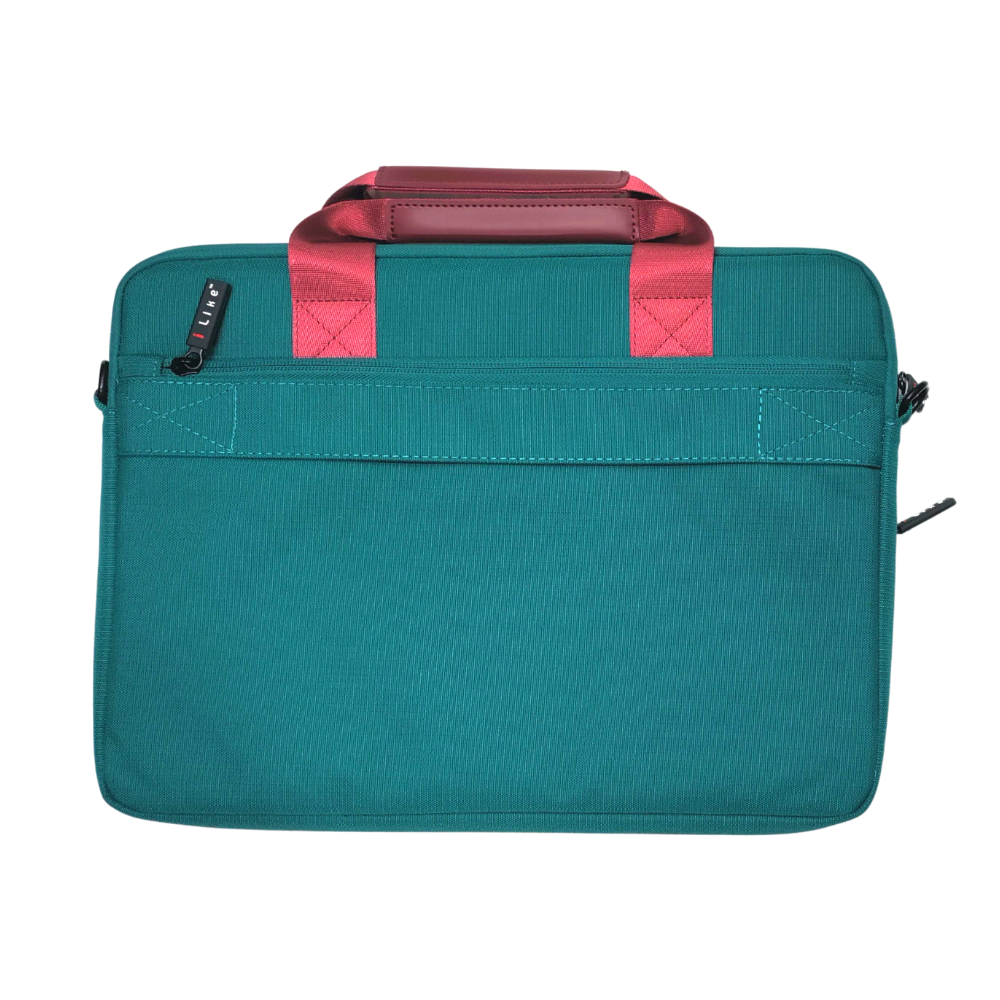 (Green/Pink) Laptop Bag with Sling Compatible with MacBook 13 inch 14 inch All Models