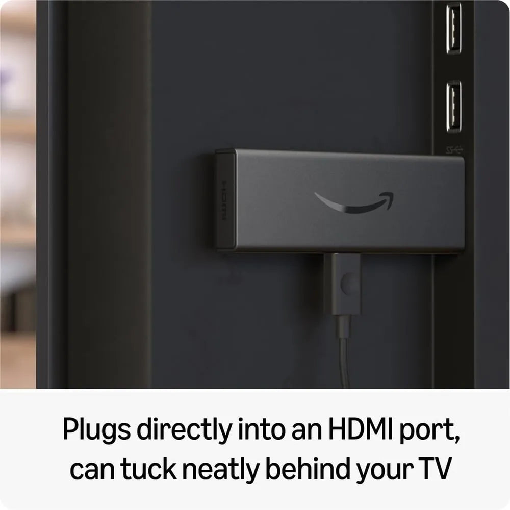 (Newest model) Amazon Fire TV Stick HD Streaming Device with Alexa Voice Search (Dolby Atmos, HDR10+, Dual-Antenna Wi-Fi, Black)