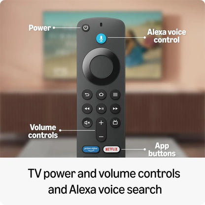(Newest model) Amazon Fire TV Stick HD Streaming Device with Alexa Voice Search (Dolby Atmos, HDR10+, Dual-Antenna Wi-Fi, Black)
