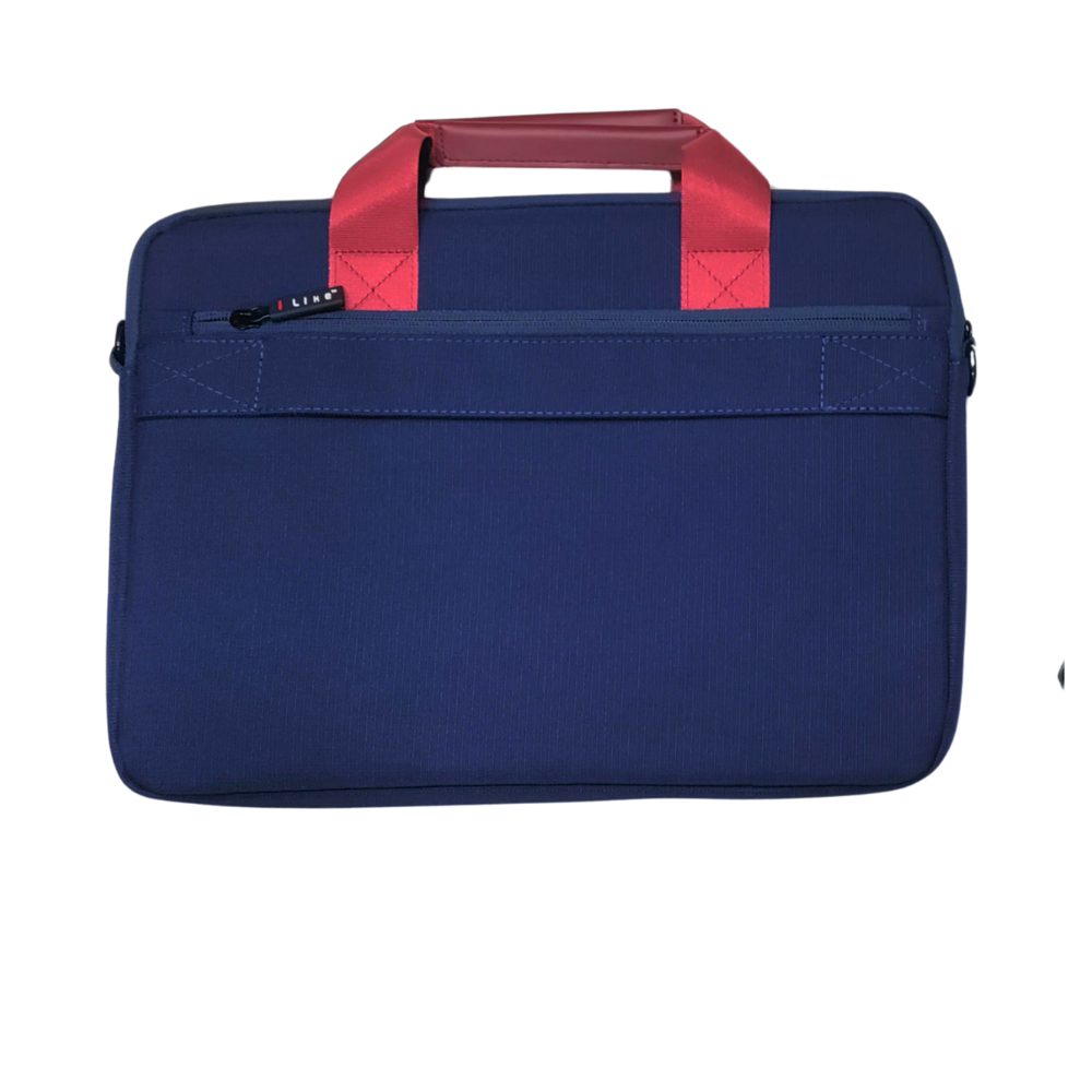 (Blue/Pink) Laptop Bag with Sling Compatible with MacBook 13 inch 14 inch All Models