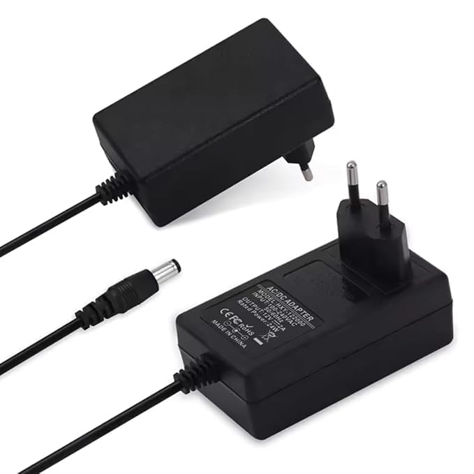 Lithium Ion Battery Charger - 21V | AC-DC Adapter for Drill, Washer Gun, E-Cycle, Power Tools | Fast Charging, LED Indicator | Overload, Overheat & Short Circuit Protection | 100-240V