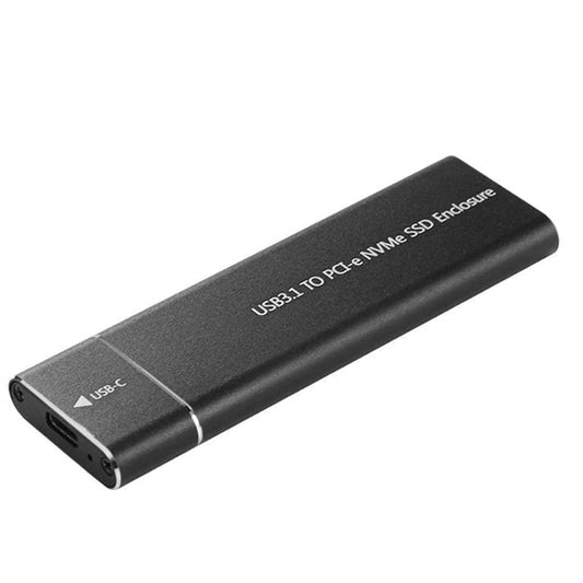 External NVMe + NGFF M.2 Sata SSD Enclosure USB 3.1 GEN 2 Type-c Port 10 Gbps, Sizes of 2230/2242/2260/2280mm 2TB M-Key B+M Key for Laptop,Computer & Desktop