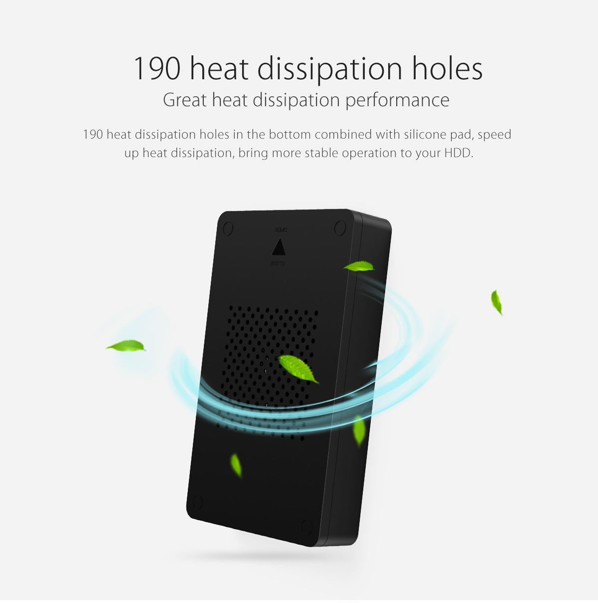 ORICO 3.5 inch / 2.5 inch HDD SATA 3.0 Tool Free Hard Drive Enclosure