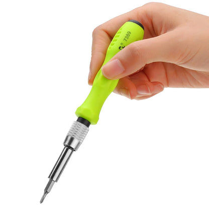 32 in 1 Screwdriver Toolkit  Set - Phillips, Flat, Other Bit Types - 32 Pcs - Chrome Vanadium Steel - Electronic, Home Appliance & Precision Device Repair