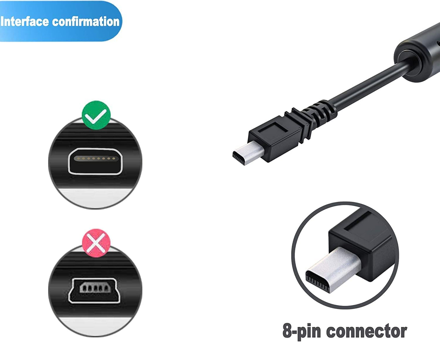 Nikon usb charging data cable