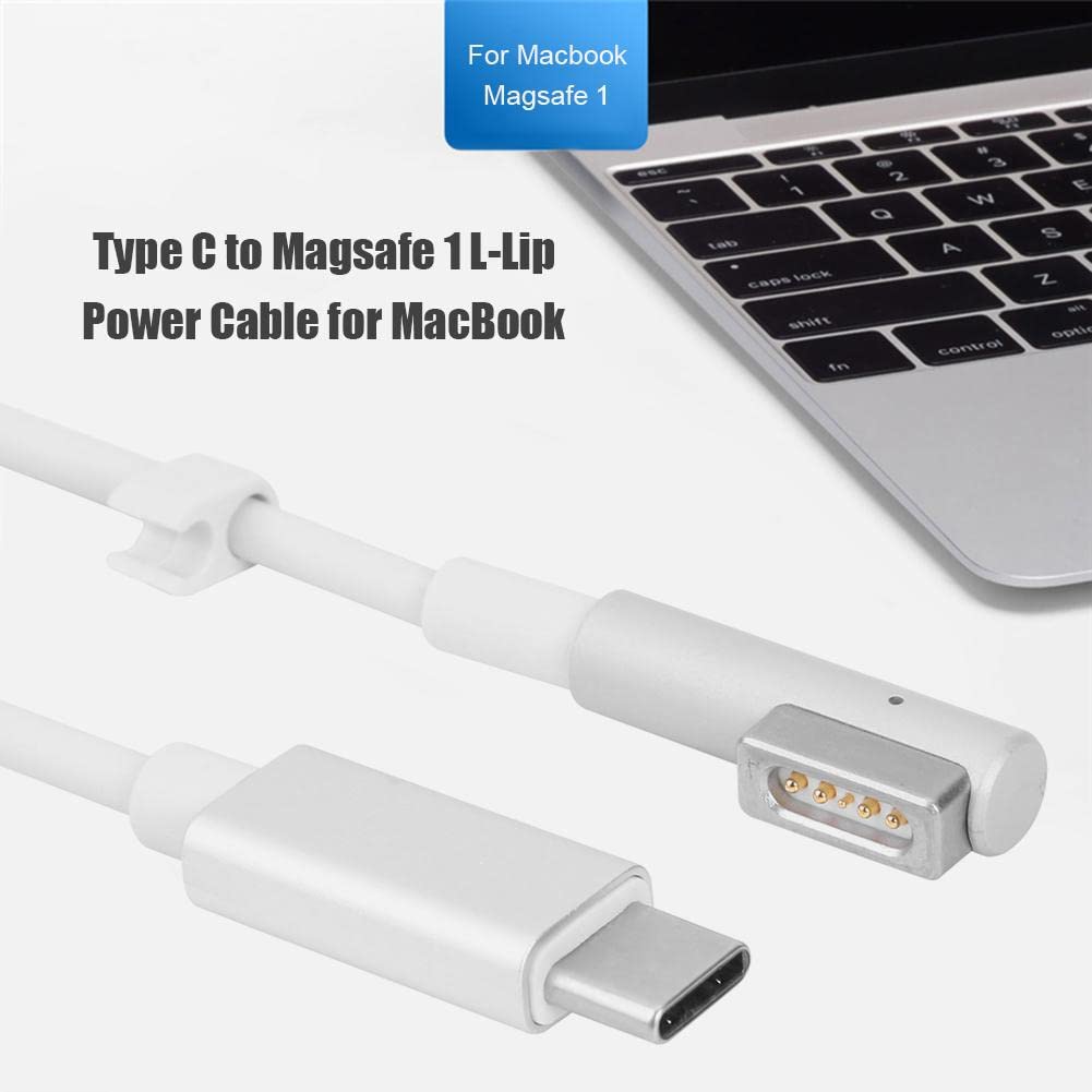 USB C Type C to Magnetic Magsafe 1 L-Tip Power Cable Compatible with Mac-Book Pro 13" 15" 17" Mac-book Air Pro 11" 13" Mac-Book 13