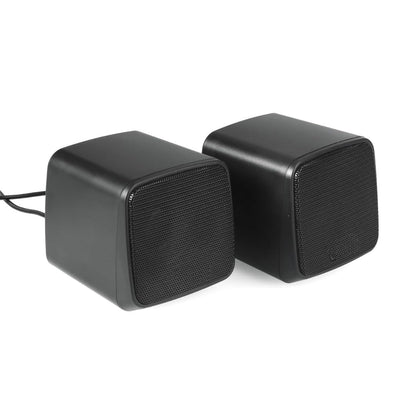ADNet AD-SP-132 USB 2.0 Multimedia Mini Speakers Black 2 W Laptop/Desktop Speaker  (Black, Mono Channel)