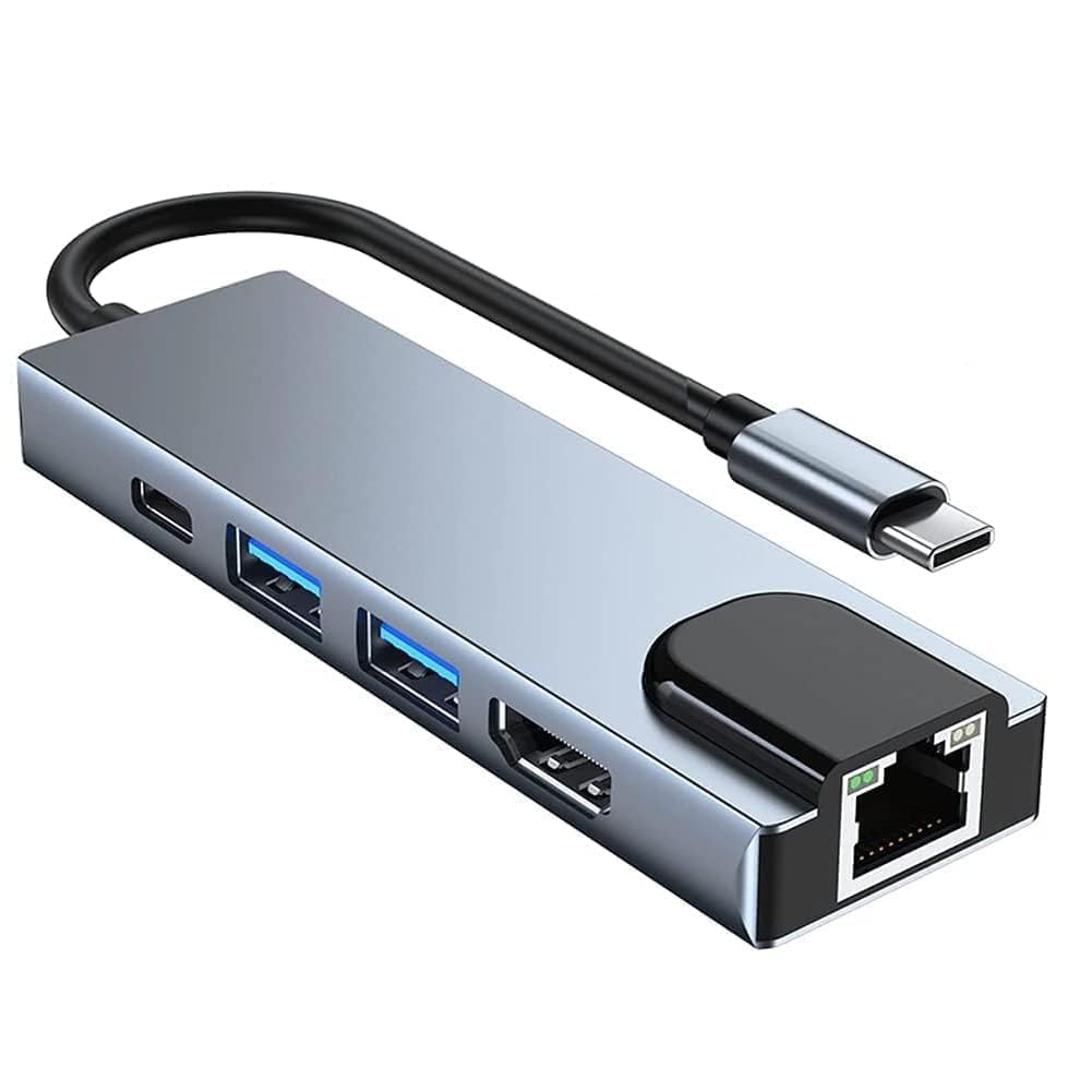 type c to 5 in 1 hub usb hdmi for macbook