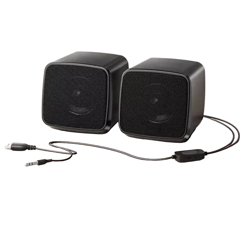 ADNet AD-SP-132 USB 2.0 Multimedia Mini Speakers Black 2 W Laptop/Desktop Speaker  (Black, Mono Channel)