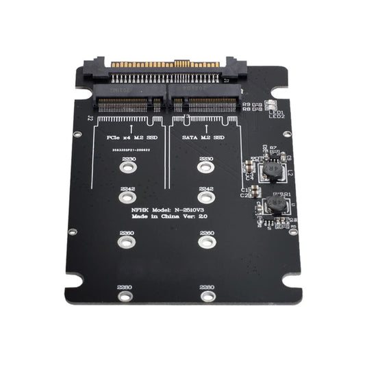 NVME U.2 to Combo NGFF M.2 M-Key SATA PCIe SSD Adapter for Mainboard Replace SSD 750 p3600 p3700