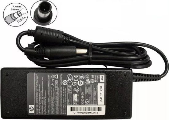 HP OEM 90W 19V 4.7A (Pin 7.4mm * 5mm) Laptop Charger for HP Pavilion dv6 dv7 Series Notebook (Power Cable included)