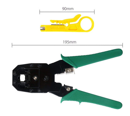 RJ45 Cable 3 in 1 Modular Crimping Tool for RJ45 RJ12 RJ11 UTP Cat5E/Cat6 LAN Cutter 4P4C 4P2C