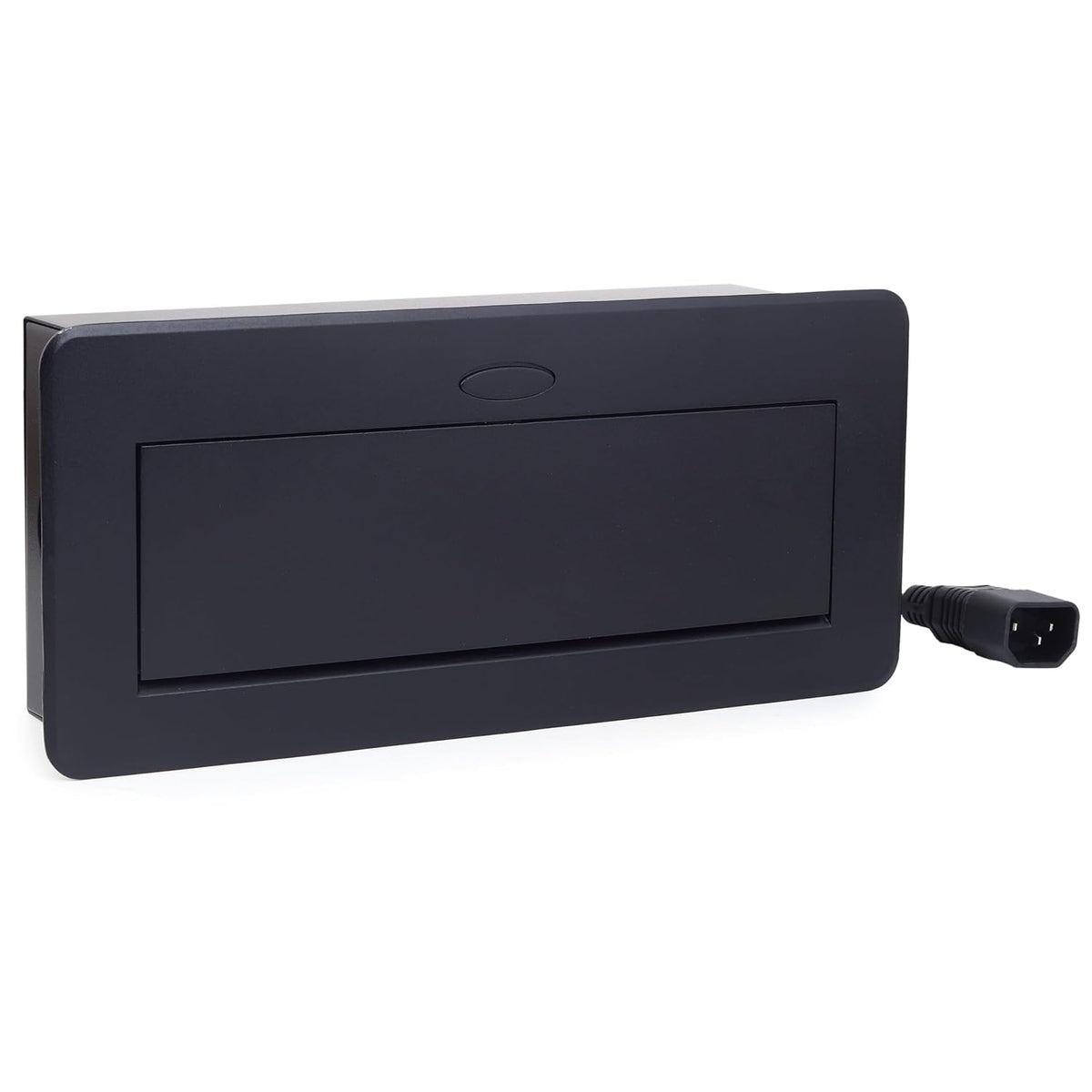 Hydraulic Pop UP Box Cable Cubby Extension Board with 3 x Universal Power Sockets, 1 x USB Type C & 1 x USB A Ports (Black)