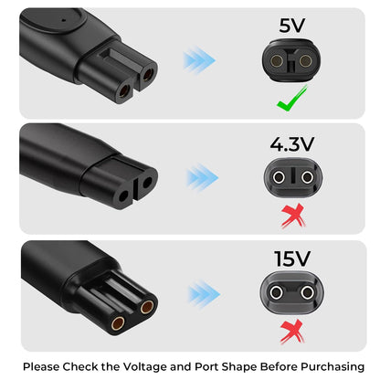 Hi-Lite Essentials 5V USB Charger Charging Cable for Philips MG5930, MG7920, BT3301, BT3302/15, BT3303/30, BT 3415, QP1424/10,Bt3415/15, BT3441/30, BT3431/30, BT3435