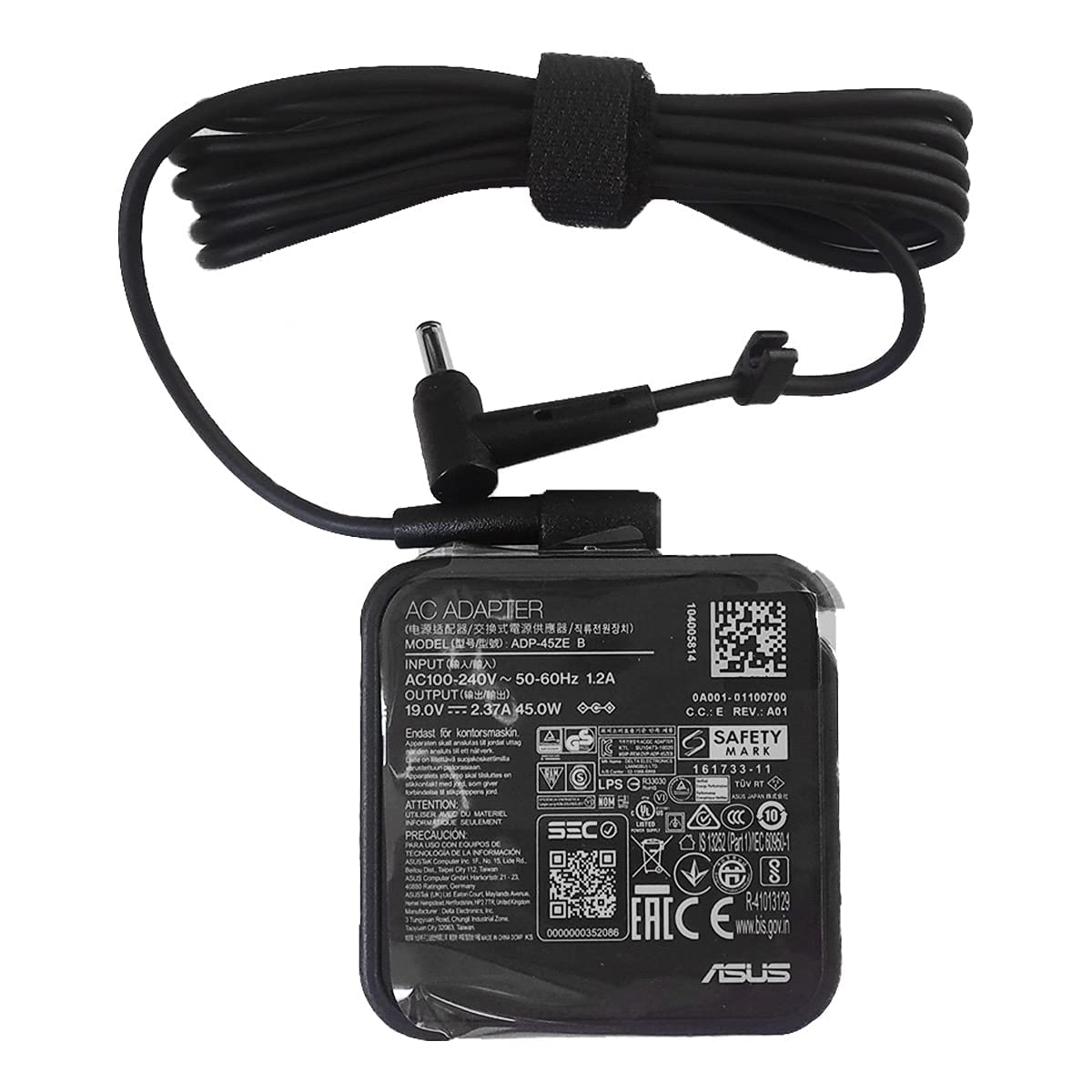 (Open Box) Original Asus 45W 19V 2.37A Adapter Laptop Charger (Pin Size: 4.0 mm X 1.35 mm)- Power Cable Included