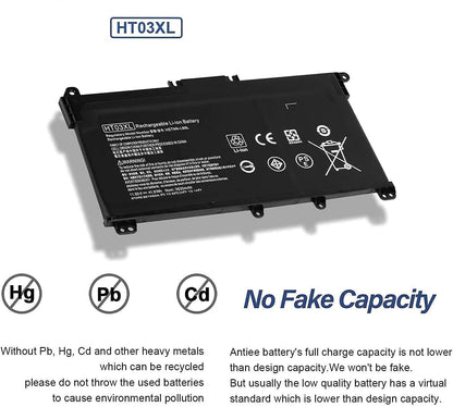 OEM Laptop Battery HP HT03XL for Hp Pavilion Hstnn-15-Da0053Wm, 15-Da0002Dx, 14M-Dh1003Dx, 15-Da0012Dx, Db8R, Db8S, Ib80, Ib8O, Lb8L, Lb8M, Ht03Xl