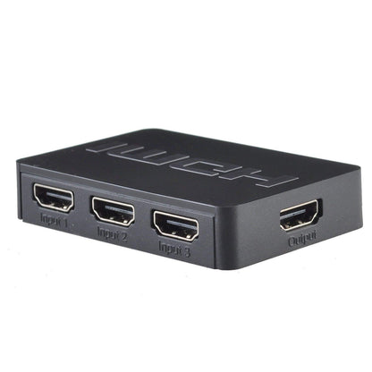 JSAUX 3 IN 1 OUT HDMI Switch with Wireless Remote, 3 Port in 1 Out Support 3D Full HD