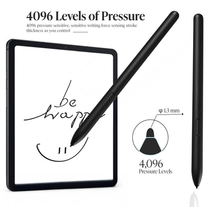 Stylus Pen for Samsung Galaxy Tab S6 Lite | Compatible S Pen with 4096 Pressure Levels | Works with SM-P610, SM-P615, SM-P610N (Oxford Gray) (Without Bluetooth)