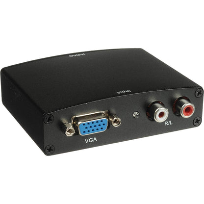 VGA to HDMI 1080p HD UPScaler Converter Box with Audio Adapter for HDTV/PC
