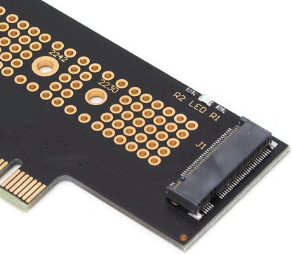 PCI-E x1 to M.2 NVMe SSD Expansion Card, PCI Express (1x) Expansion Card Converter for M2 NGFF NVME SSD-NOT BOOTABLE