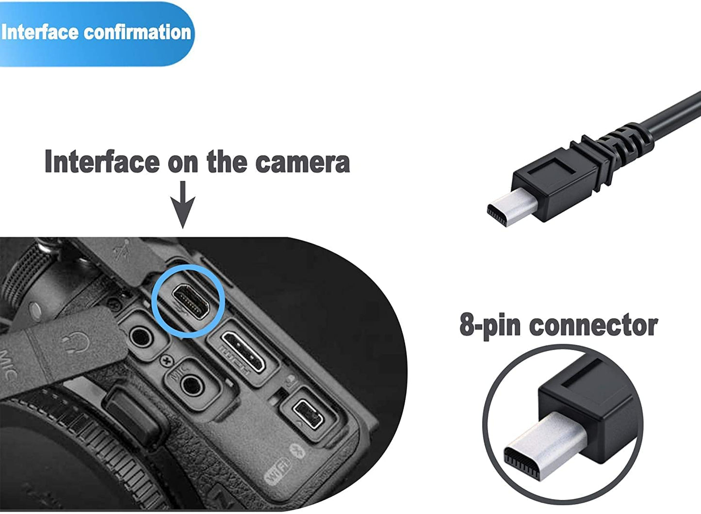 Nikon usb charging data cable