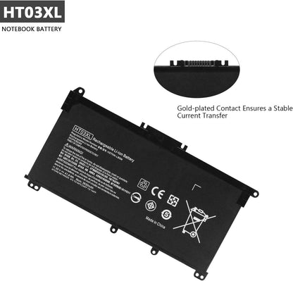 OEM Laptop Battery HP HT03XL for Hp Pavilion Hstnn-15-Da0053Wm, 15-Da0002Dx, 14M-Dh1003Dx, 15-Da0012Dx, Db8R, Db8S, Ib80, Ib8O, Lb8L, Lb8M, Ht03Xl