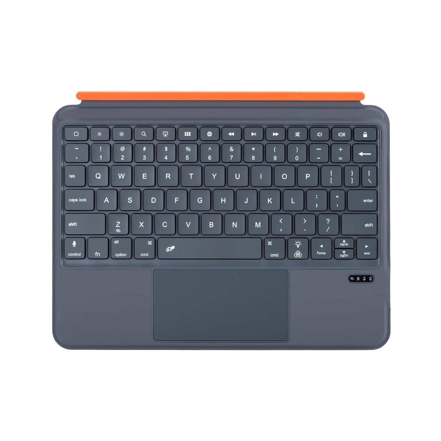 Wireless Bluetooth TouchPad Keyboard Case for iPad 11th Gen A16/10th Gen, iPad Air 11 M4/M2/M3(2026/2025/2024), iPad Pro 11 inch 4th/3rd/2nd/1st Gen, iPad Air 5th/4th Gen 10.9 inch | Grey