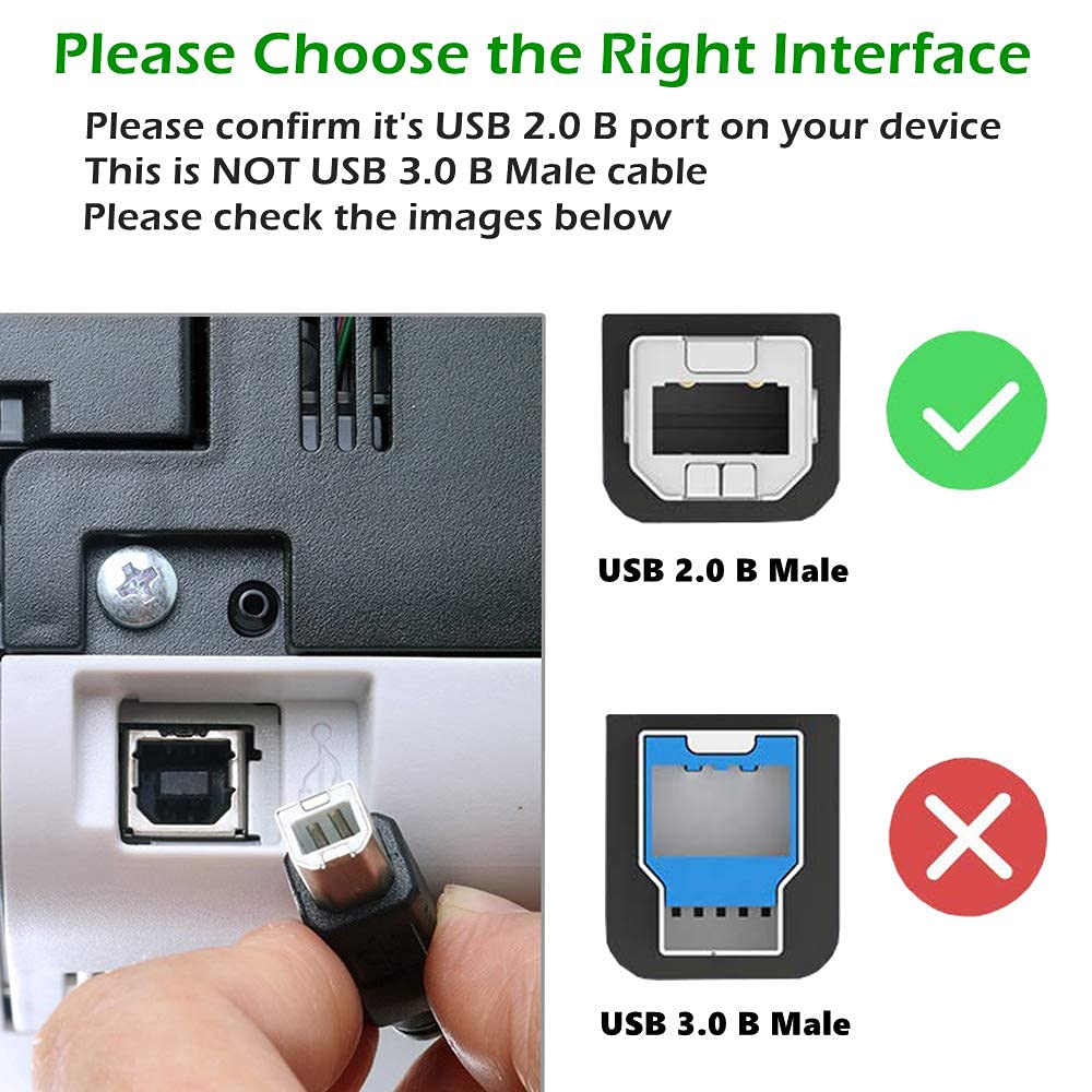 Buy Hi-Lite Essentials Mtrs USB Printer Cable USB A to Male To