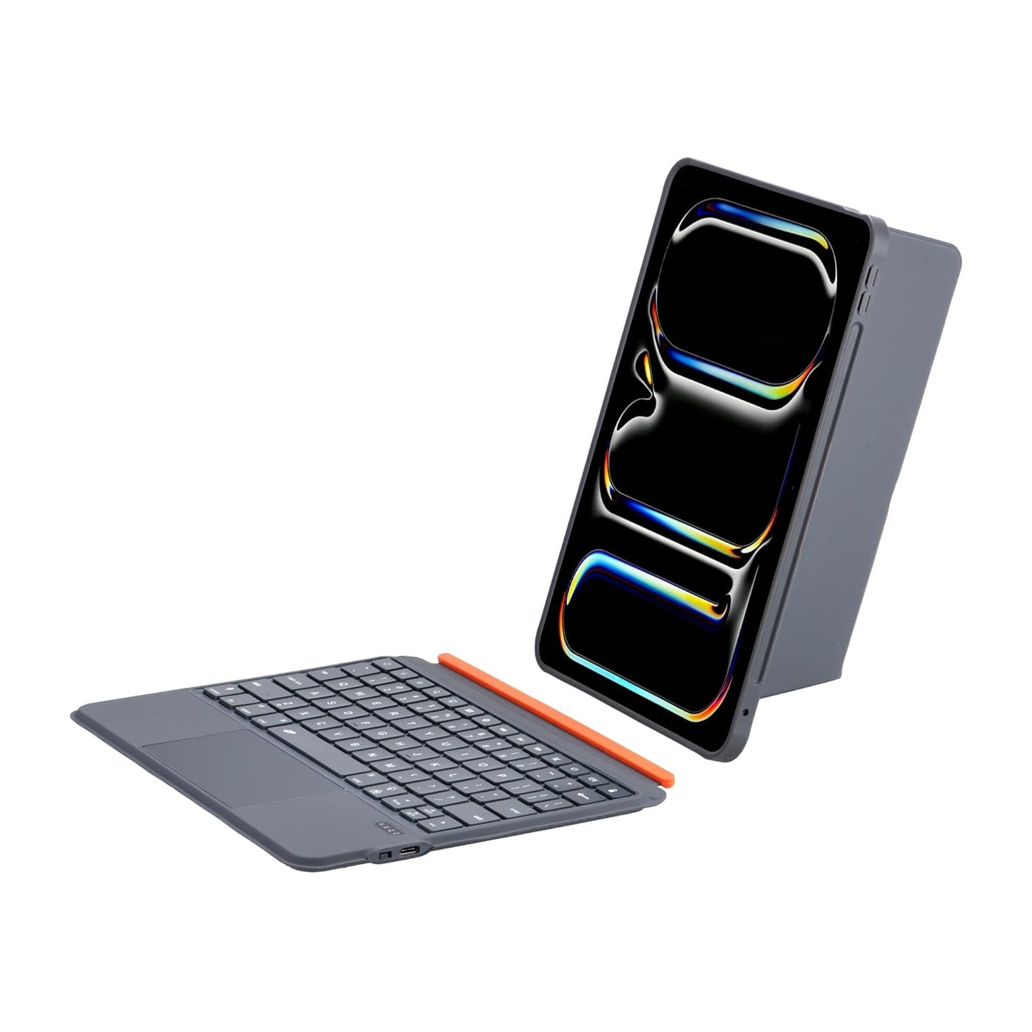 Wireless Bluetooth TouchPad Keyboard Case for iPad 11th Gen A16/10th Gen, iPad Air 11 M4/M2/M3(2026/2025/2024), iPad Pro 11 inch 4th/3rd/2nd/1st Gen, iPad Air 5th/4th Gen 10.9 inch | Grey