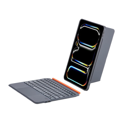Wireless Bluetooth TouchPad Keyboard Case for iPad 11th Gen A16/10th Gen, iPad Air 11 M4/M2/M3(2026/2025/2024), iPad Pro 11 inch 4th/3rd/2nd/1st Gen, iPad Air 5th/4th Gen 10.9 inch | Grey