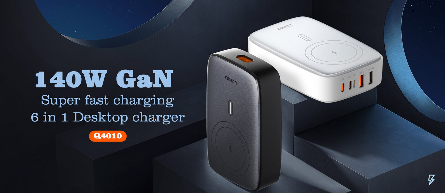 Ldnio 140W Multiport Desktop Charging Wireless Charger Q4010