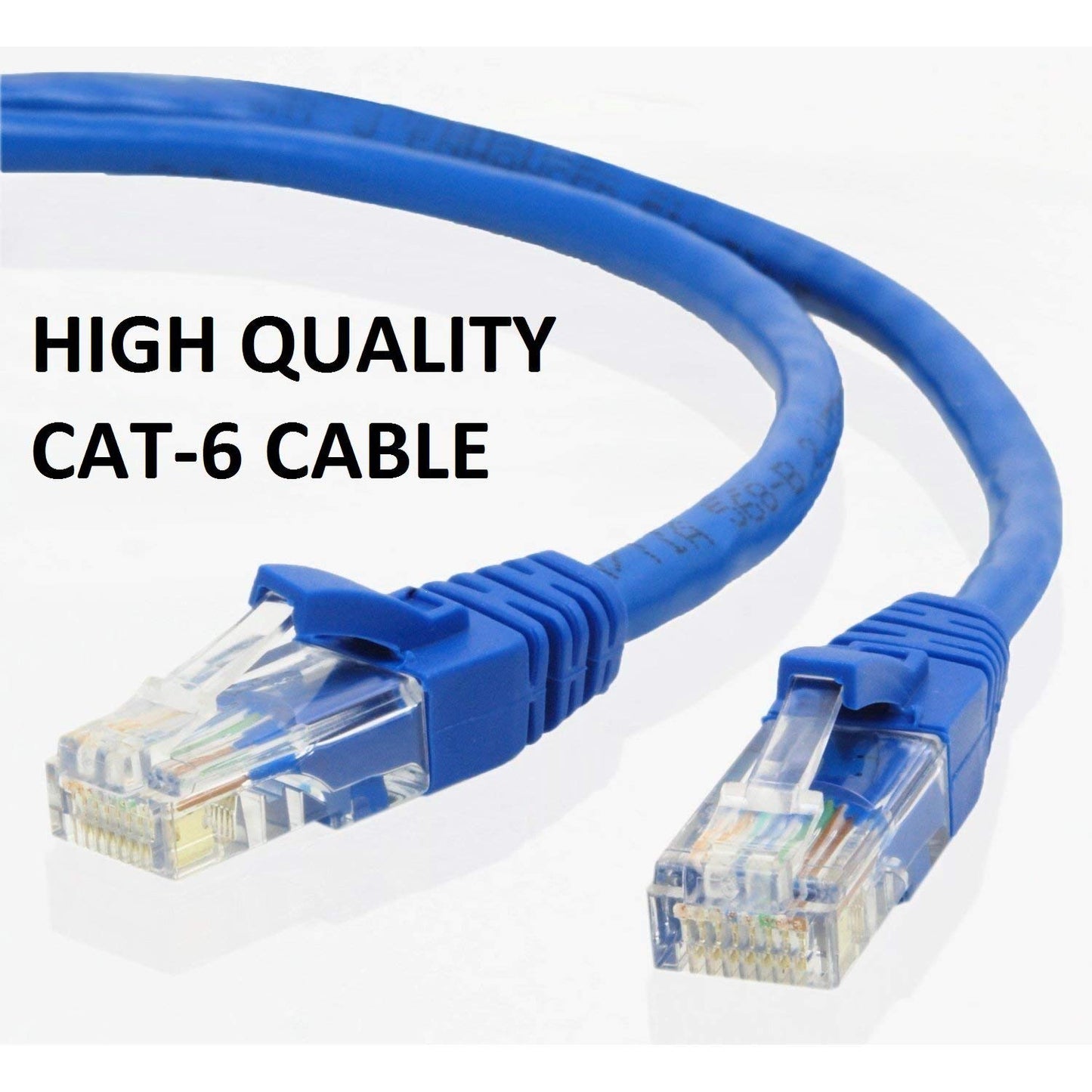 Kelingtone High Speed Cat6 Patch Cables Gigabit 550MHZ / 10 Gigabit Speed UTP LAN Cable, Network Cable Internet Cable RJ45 Cable LAN Wire, Patch Computer Cord Gigabit Category 6 Wires
