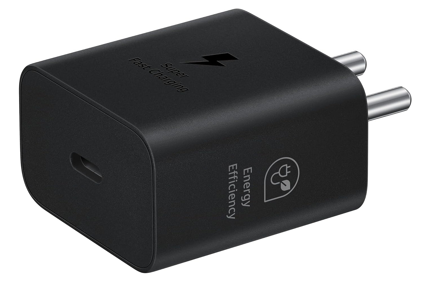 Samsung Imported 25W USB Type-C Travel Adaptor Without Cable for Google Pixel, Xiaomi, Motorola, iPhone, Samsung Galaxy Tab S/A Series, Galaxy S10/M54/M55/A80/A90/S25/S24, Black